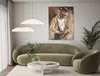Leinwandbild Wandbild SAXOPHONIST Malerei Retro Stil Produktbild-Vorschau 9