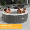 Arebos AR-HE-SPA6RA, zwart, 650 mm, 25 kg Productafbeelding-voorbeeld 6
