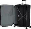 An open black Samsonite suitcase with a gray interior. Produktbild-Vorschau