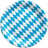 Papstar Pappteller Bayrisch Blau 23cm Durchmesser 50 Stück Produktbild-Vorschau 3