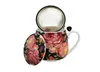 DUO FLORAL Fassbecher 430 ml SPRING ROSES BLACK mit Produktbild-Vorschau 3