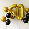 Palloncini - 60° compleanno - Numeri in lamina d'oro - Anteprima dell’immagine prodotto 2