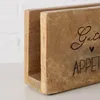 Boltze Home Serviettenhalter "Appetit Mango Spruch" Voir les images du produit 4