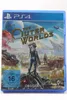 The image shows the front cover of a PlayStation 4 video game case for 'The Outer Worlds'. Produktbild-Vorschau