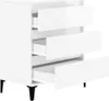 vidaXL Kredens biały wysoki połysk 60x35x70 cm materiał Podgląd zdjęcia produktu 7
