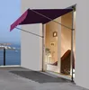 Klemmmarkise 200x130cm Bordeaux Balkonmarkise Sonnenschutz Produktbild-Vorschau 4