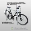 Fahrradanlehnbügel 115 x 99 cm Stahl feuerverzinkt Ø 49 mm Produktbild-Vorschau 3