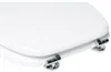 SANILO® Asiento de inodoro blanco, tapa de inodoro Vista previa de la imagen del producto 5