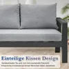 MEXO Gartenlounge-Set Gartenmöbel Set Aluminium Loungeset Produktbild-Vorschau 7