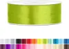 Satinband 25mm Grün - 25 Meter Rolle Geschenk- & Produktbild-Vorschau 1