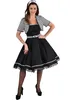 M220108-XL schwarz-weiß Damen Boogie Woogie Rock 'n Roll Produktbild-Vorschau 2