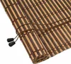 vidaXL Roleta z zasłonami brązowa 60 x 160 cm bambusowa Podgląd zdjęcia produktu 1