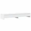 vidaXL Supporto per monitor con cassetti, bianco, 100 x 27 Anteprima dell’immagine prodotto 1
