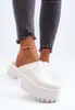 Damen Pantoletten mit dicker Sohle Big Star NN274015 Weiß Produktbild-Vorschau 9