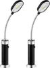 Two identical magnetic grill lights are shown against a white background. Produktbild-Vorschau