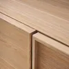 sweeek - TV-Möbel Holzdekor 3 Türen 140 cm - Natur Produktbild-Vorschau 6