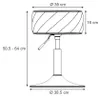 Vicco Hocker Cherio, 35 x 50.5 cm, Grau Produktbild-Vorschau 7
