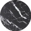 vidaXL Tischplatte Schwarz Ø70x0,8 cm Hartglas in Produktbild-Vorschau 4