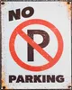 Moritz Blechschild 20 x 25 cm No Parking Parken verboten Produktbild-Vorschau 1