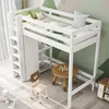 Etagenbett Kinderbett Hochbett 90x200cm in Weiß mit Produktbild-Vorschau 1