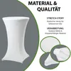 Stehtischhusse Stretch weiß Ø 80 cm Tischhusse Produktbild-Vorschau 10