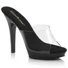 LIP-101 Damen Slipper von Fabulicious, Transparent Schwarz Produktbild-Vorschau 1