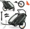 hauck 3in1 Fahrradanhänger Bike n' Walk Duo Dark-green Produktbild-Vorschau 28