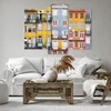 Bild auf Leinwand - Leinwandbild - 3 Teile - Casas Ribeira Produktbild-Vorschau 6