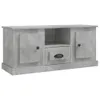 vidaXL Meuble TV Gris béton 100x35.5x45 cm Bois Voir les images du produit 1