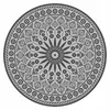 Tapis de jardin rond - D 170 cm - Noir Voir les images du produit 1