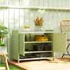 Outsunny Pflanztisch mit Unterschrank aus Holz Produktbild-Vorschau 8