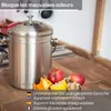 Seau à compost de cuisine Bac à compost VeoHome avec filtre Voir les images du produit 2