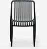 Stuhl draußen Garten modern schwarz weiß Polypropylen Sawas Produktbild-Vorschau 3