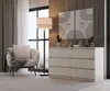 M6 140 Malwa Kommode Kaschmir Beige Für Zuhause Für Büro Produktbild-Vorschau 2