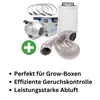 Grow Abluft Aktivkohlefilter Set 145-187 m³ Belüftungsset - Produktbild-Vorschau 2