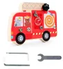 Holz Schraubbrett Motorikspielzeug Montessori Schraubbrett Produktbild-Vorschau 4