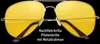 GKA Pilotenbrille Nachtsichtbrille silber für Autofahrer Produktbild-Vorschau 1