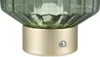 LED-Tischlampe - H 19 cm - Grün - Messingfarben - Glas - Produktbild-Vorschau 2