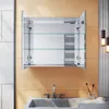 A bathroom scene with a medicine cabinet, sink, and faucet. Anteprima dell’immagine prodotto