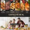 HOMCOM Friteuse sans huile 4 L, air fryer 1300 W 12 Voir les images du produit 6