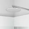 Cabine de Douche Carrée 90x90cm Porte Pivotante - Blanche - Voir les images du produit 6