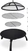 Relaxdays Feuerschale, Ø Schale 51 cm, klappbare Beine, Produktbild-Vorschau 5