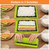 Antihaft Sushi Matte Silikon 20×22cm, BPA frei & Produktbild-Vorschau 6