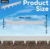 A diagram showing the dimensions of the product against a sky background, with a close-up view of the product installed in soil. Náhľad obrázku produktu