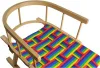 Holzschlitten MASTER 90 cm mit Laufstall Produktbild-Vorschau 3
