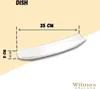 Wilmax Servierplatte 35 x 11 cm aus Porzellan, Weiß Produktbild-Vorschau 2
