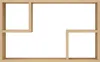 Wandregal Bristol1 mit 3 Fächern, 61x38x17 cm (B/H/T), bis Produktbild-Vorschau 2