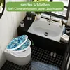 banjado Familien WC Sitz weiß mit Absenkautomatik und Motiv Produktbild-Vorschau 5