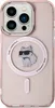 A pink iPhone case with a magnetic ring and a cartoon cat illustration. Anteprima dell’immagine prodotto