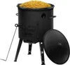 Ø49cm Uchag 2mm Stahl 22L Kazan Gusseisen WOK Kasan Utschak Produktbild-Vorschau 1